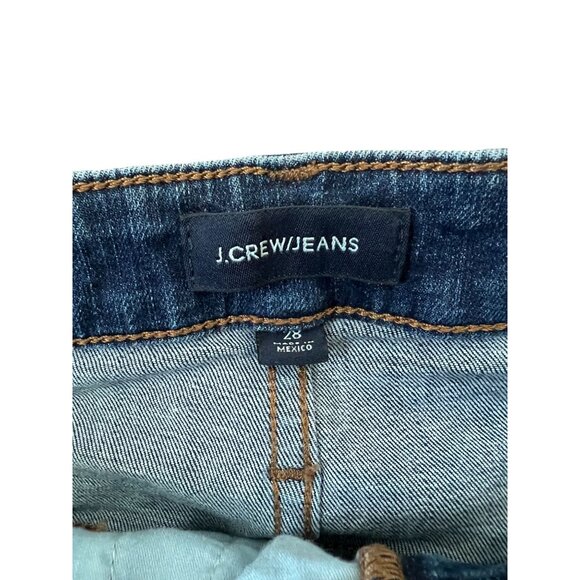 J CREW Womens Dark Wash Skinny Jeans Sz 28 - Picture 4 of 4